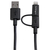 StarTech.com 1m 2-in-1-Ladekabel - USB auf Lightning oder Micro-USB für iPhone / iPad / iPod / Android - Apple MFi-zertifiziert - Multi Phone Charger - USB 2.0