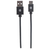 Manhattan USB 2.0 Typ C-Kabel, Typ C-Stecker auf Typ A-Stecker, 480 Mbit/s, 2 m, schwarz
