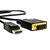 Rocstor Y10C155-B1 video cable adapter 1.8 m DisplayPort DVI-D Black