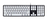 Gembird KB-MCH-02-BKW klawiatura USB QWERTY Angielski Czarny, Biały