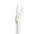 Nedis CSBR4020WT1000 cable coaxial 100 m Blanco