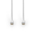 Nedis CCGB37504WT20 cable DisplayPort 2 m Mini DisplayPort Blanco