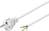 Goobay 51328 câble électrique Blanc 1,5 m Prise d'alimentation type F CEE7/7
