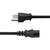 StarTech.com 8ft (2.4m) Computer Power Cord, NEMA 5-15P to C13 AC Power Cable, 13A 125V, 16AWG, Monitor Power Cable, PC Power Supply Cable, TAA Compliant, UL Listed