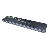 Splitter HDMI2.0 & HDCP2.2, 1 entrée-16 sorties, EDID RS232, 4K60Hz