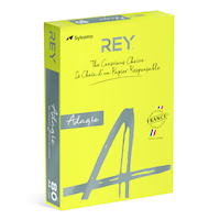 Papier ksero REY ADAGIO, A4, 80gsm, 66 żółty intense *RYADA080X425 R200, 500 ark.