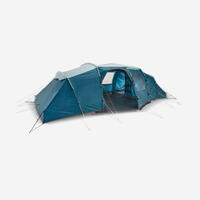 Camping Tent With Poles - Arpenaz 8.4 - 8 Person - 4 Bedrooms - One Size