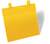 Durable Strap Ticket Holder Pouch Document Pocket Landscape - 50 Pack - A4 Yellow