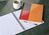 Oxford International A4+ Hardcover doppelspiralgebundenes Notebook, liniert 6 mm, 80 Blatt, orange, SCRIBZEE® kompatibel