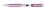 Tintenroller Pelikan Roller Pura® R40 Violett. Tinte, schwarz. Typbezeichnung der Mine: Großraummine 338. Ausführung der Vorschubmechanik: Kappenmodell, Farbe des Schaftes: Violett