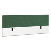 GAUTIER OFFICE Ecran de séparation L160 Sunday pour bureau. Coloris vert - Dimensions : L160 x H60 cm