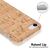 NALIA Cover in Sughero compatibile con iPhone SE 2022 / SE 2020 / 8 / 7, Cork Hardcase Custodia Rigida Sottile Protettiva, Design Wood Case Copertura Legno Antiurto Bumper Light...