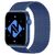 NALIA Metallo Acciaio Cinturino Smart Watch compatible con Apple Watch Bracciale SE Series 8/7/6/5/4/3/2/1, 38mm 40mm 41mm, Milanese per iWatch Orologio Donna Uomo Blu