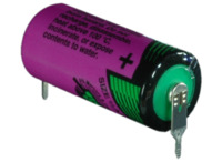 Lithium-Batterie, 3.6 V, 2/3R23, 2/3 AA, Rundzelle, Lötstift