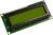 Display Elektronik LC kijelző Sárga-zöld 16 x 2 Pixel (Sz x Ma x Mé) 80 x 36 x 9.6 mm