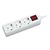 LPS206 power extension 1.4 m 3 AC outlet(s) White
