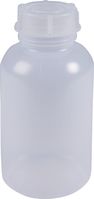 Weithalsflasche - Transparent, 8.8 cm, LDPE, Lebensmittelecht, Not Applicable