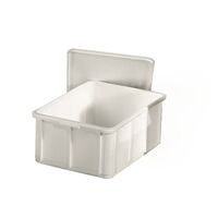 Stacking container made of polypropylene