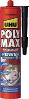 Kleb-/Dichtstoff POLY MAX POWER schwarz 425g Kartusche UHU