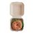 Nisbets Eco Fibre Burger Boxes - Natural Wheat Straw Compostable - Pack of 500