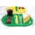 Kristallon Small Polycarbonate Compartment Food Trays in Green 322mm - Stackable