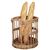 Olympia French Stick Basket in Wicker - Traditional Rustic Style