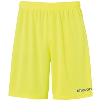 uhlport CENTER BASIC SHORTS OHNE INNENSLIP, fluo gelb/schwarz, Größe S