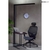LED Büro-Stehleuchte OFFICE THREE MOTION, UGR >16, mit Sensor + Touch-Dimmer, 80W 4000K 9600lm 110/50°, schwarzgrau