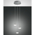 Fabas Luce HALE LED Pendelleuchte, Ø 25cm, Aluminium