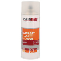 PlastiKote 440.0071004.076 Trade Quick Dry Clear Lacquer Spray Satin 400ml