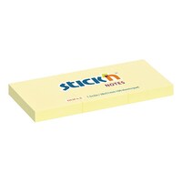 Öntapadó jegyzettömb STICK`N 38x51mm pasztell sárga 3x100 lap