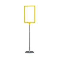 Promotional Display / Poster Stand "D Series" | yellow similar to RAL 1018 A5