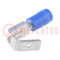 Connettore: piatto; 6,3mm; 0,8mm; femmina/maschio; 2mm2