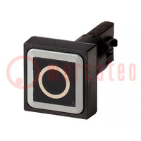 Switch: push-button; 16mm; Stabl.pos: 1; black; Pos: 2; -25÷70°C