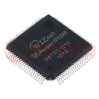 IC: Ethernet controller; 8bit BUS,SPI; LQFP80; -40÷85°C; Ch: 4