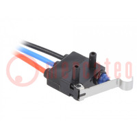 Microswitch SNAP ACTION; 0.1A/100VAC; SPDT; ON-(ON); Pos: 2; IP67