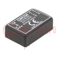 Converter: DC/DC; 8W; Uin: 9÷36V; Uout: 12VDC; Iout: 660mA; THT; EC6AW