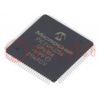 IC: PIC mikrokontroller; 256kB; SMD; TQFP100; PIC24; 16kBSRAM