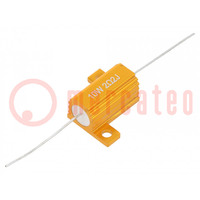 Resistor: wire-wound; with heatsink; 2.2Ω; 10W; ±5%; 50ppm/°C