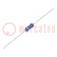Resistor: metal oxide; 100Ω; 1W; ±5%; Ø3.5x10mm; -55÷155°C