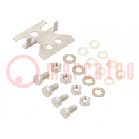 Clip; stainless steel; 4pcs.