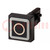 Switch: push-button; 16mm; Stabl.pos: 1; black; Pos: 2; -25÷70°C