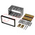 Universal mounting half frame; 2 DIN; Citroën,Ford,Mercedes