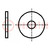 Podkładka; okrągła; M8; D=24mm; h=2mm; stal; Pokrycie: cynk; BN 729