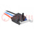 Microswitch SNAP ACTION; 0.1A/100VAC; SPDT; ON-(ON); Pos: 2; D2HW