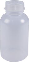 Weithalsflasche - Transparent, 8.8 cm, LDPE, Lebensmittelecht, 750 ml