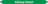 Mini-Rohrmarkierer - Kühlung Vorlauf, Grün, 1.2 x 15 cm, Polyesterfolie