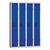 Vestiaire industrie propre - En kit - Bleu - 4 colonnes - Largeur 120cm