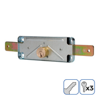 CERRADURA PERSIANA 154MM 3 LLAVES INCLUIDAS