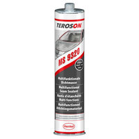 Teroson MS 9320 1K Polymer Dichtstoff für Flach- und Breitstrahl-Dichtnähte, Inhalt: 300 ml, grau